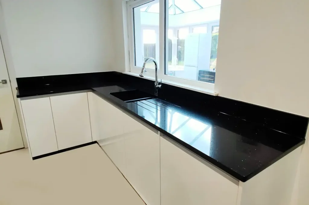 Silestone Negro Stellar worktop